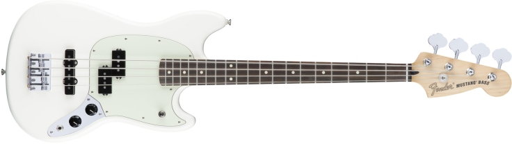 Fender Mustang Bass PJ in Olympic White