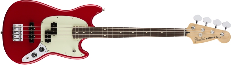 Fender Mustang Bass PJ in Torino Red 