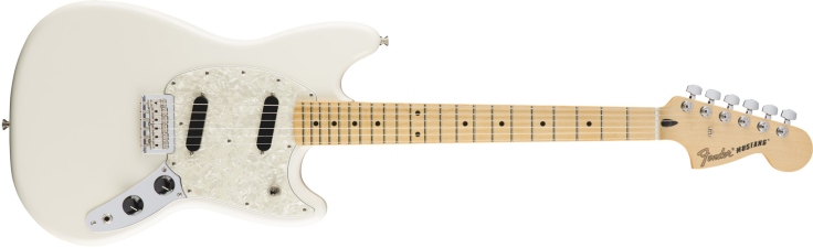 Fender Mustang in Olympic White